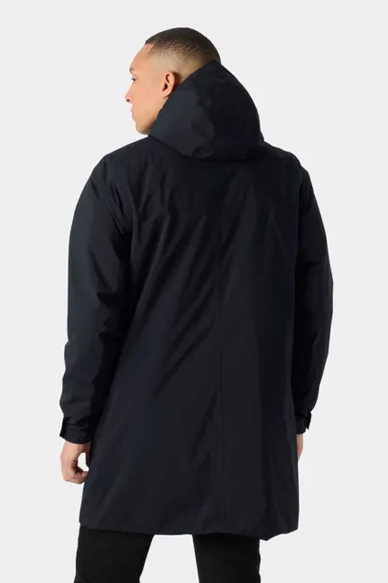  Abrigo impermeable Helly Hansen para hombre diseñado para los días fríos y lluviosos en la ciudad. Combina HELLY TECH® Protection con aislamiento ligero de 60 g para ofrecer protección, calidez y comodidad con un estilo urbano versátil.  2
