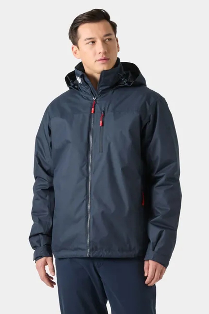  Chaqueta Helly Hansen para hombre impermeable, cortavientos y transpirable. Combina HELLY TECH® Protection, forro polar Polartec® y aislamiento sintético para ofrecer protección y comodidad tanto en actividades náuticas como en el día a día. 