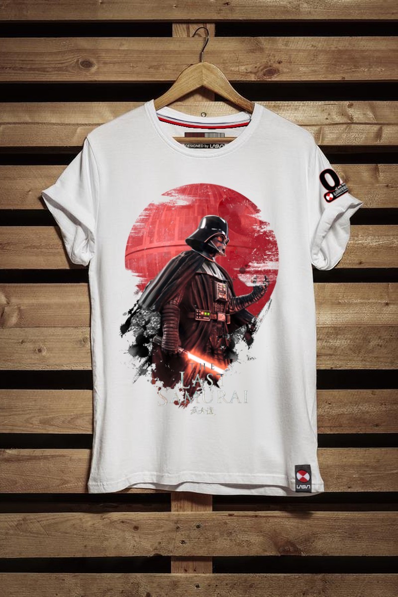 CAMISETA DE HOMBRE SAMURAI BLANCA LA SAL