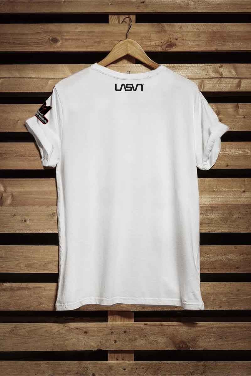 CAMISETA LA SAL M92  CAMISETA DE HOMBRE WANTED BLANCA LA SAL