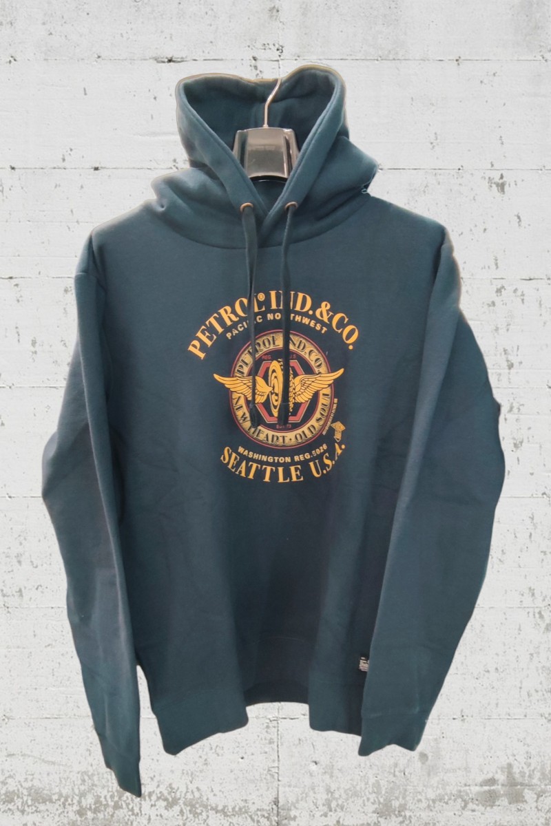 Sudadera Capucha Petrol