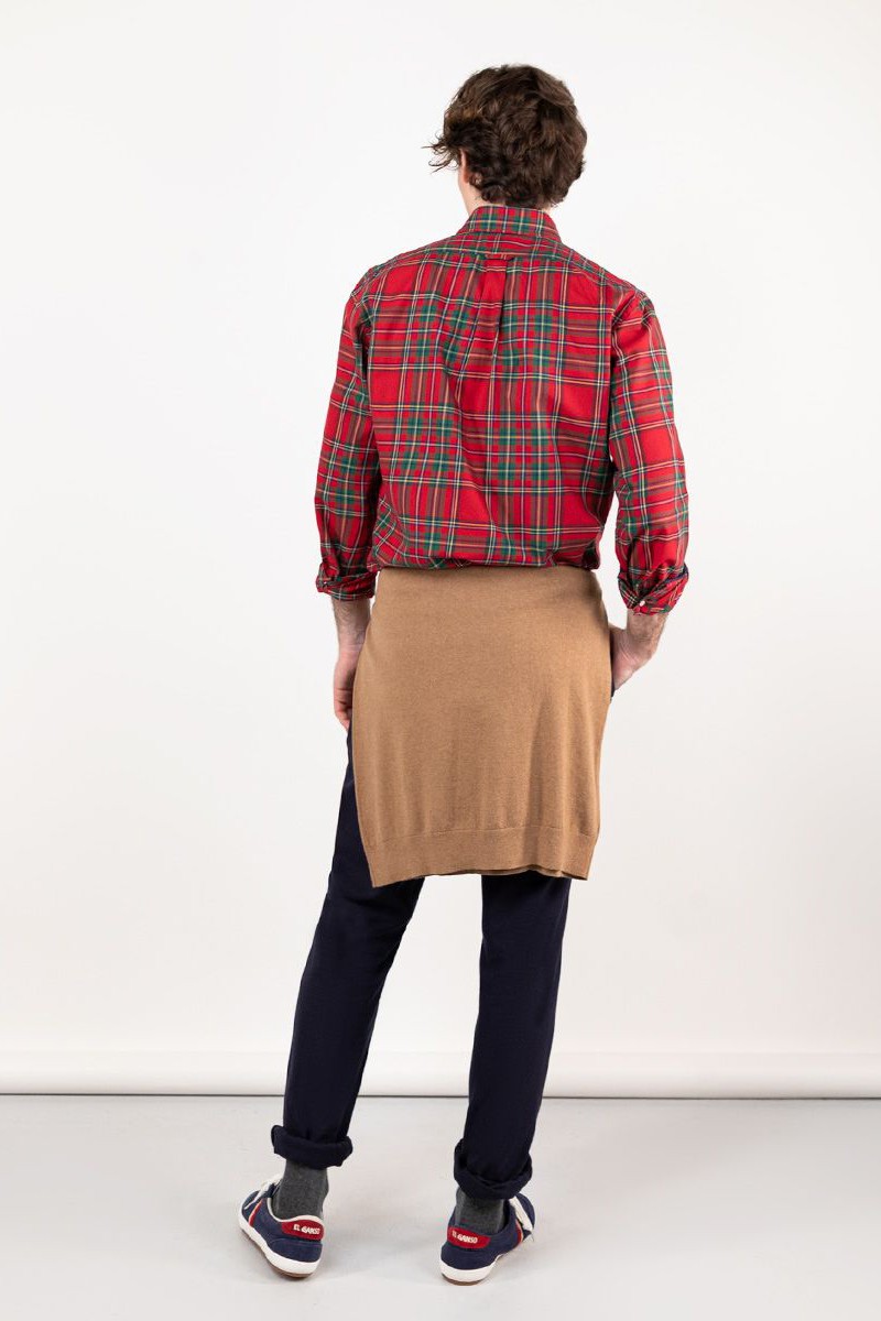  El Ganso Camisa Tartán Rojo 