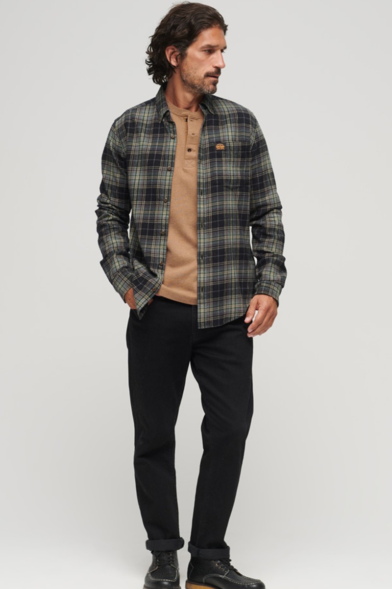 CAMISA SDRY M21  Camisa Superdry Organic Cotton Lumberjack