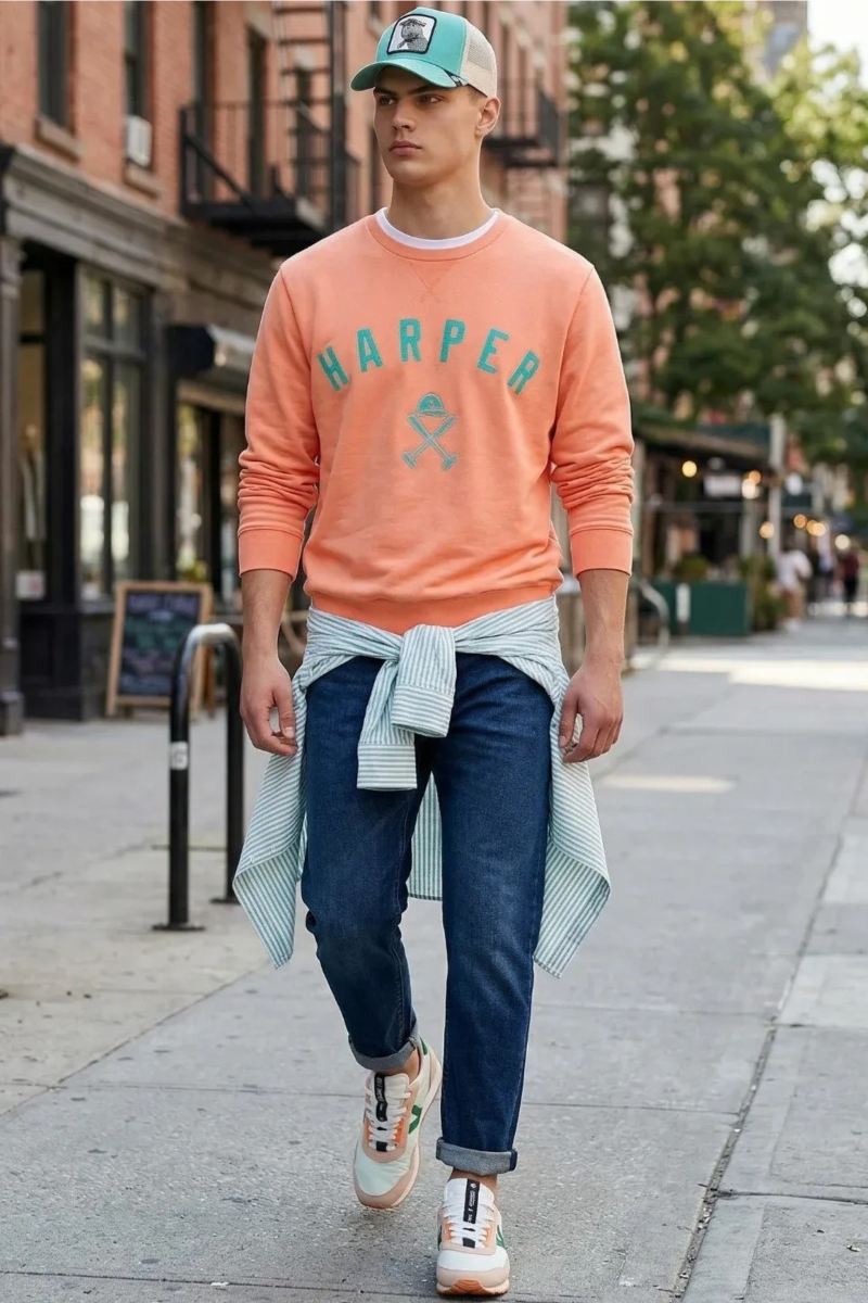 Look casual con sudadera para hombre | Moda hombre Asturias