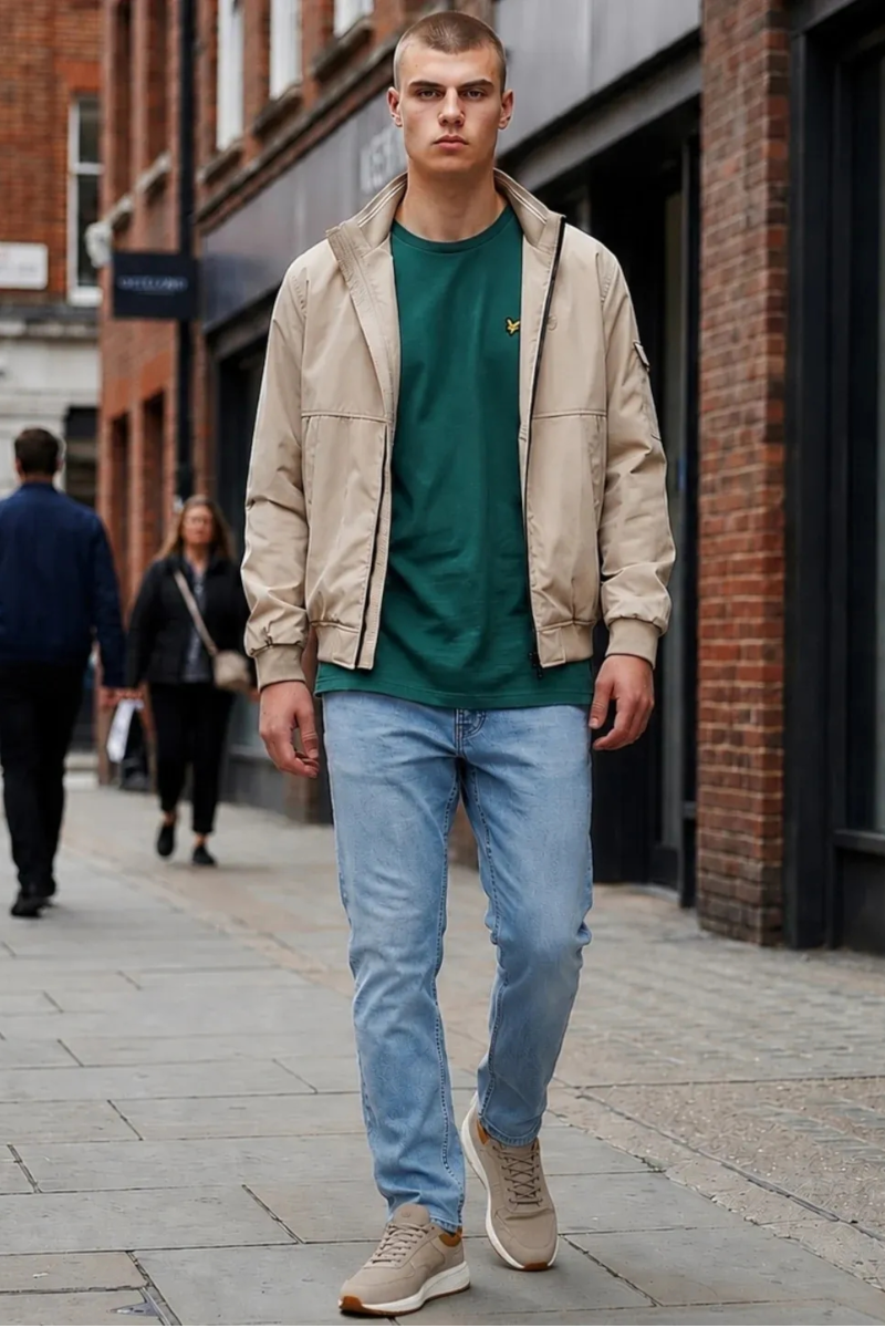 Look casual con cazadora ligera para hombre | Ropa hombre Asturias