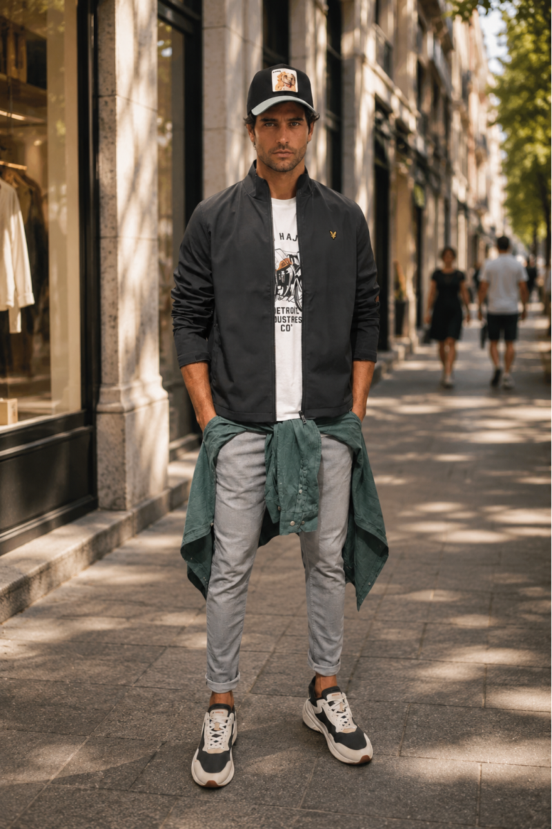 Look urbano para hombre con cazadora ligera | Ropa hombre Asturias