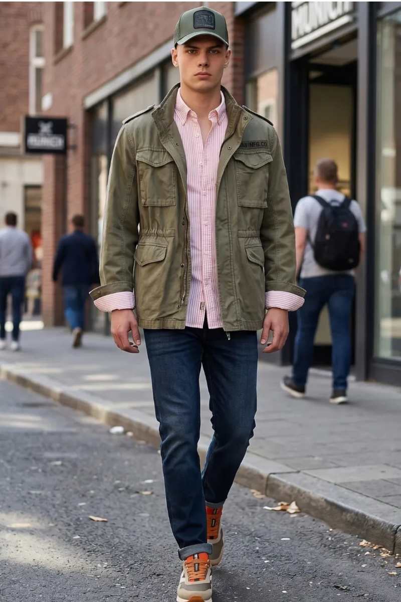 Look casual para hombre con cazadora Superdry | Ropa hombre Asturias
