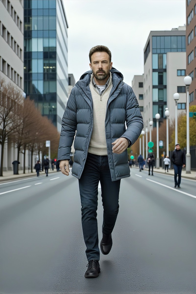 Look urbano elegante hombre con plumífero | Uncode